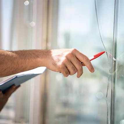 broken glass repair in Pinewood, FL